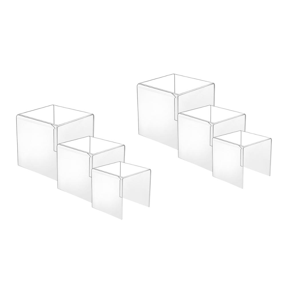 Display Risers Set - Прозрачные акриловые подставки для фигурок POP,