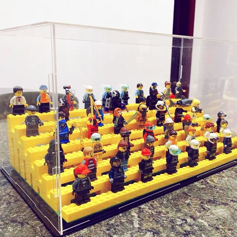 Lego Minifigure Holder - Совместим с мелкими строительными блоками из
