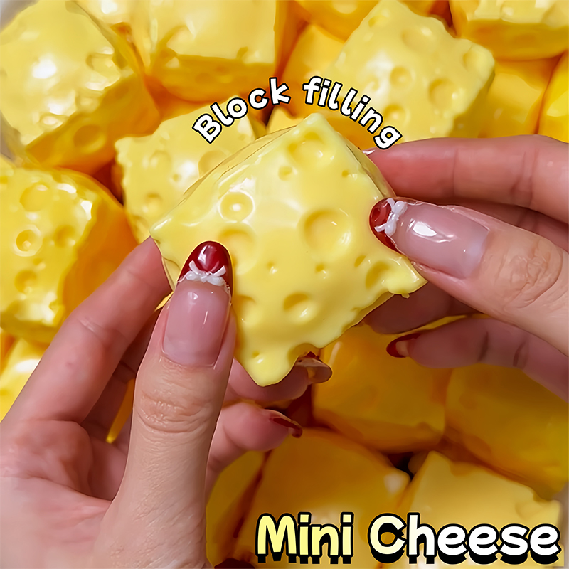 Building Block Mini - Мини-кубики-мялки с начинкой в виде сыра,