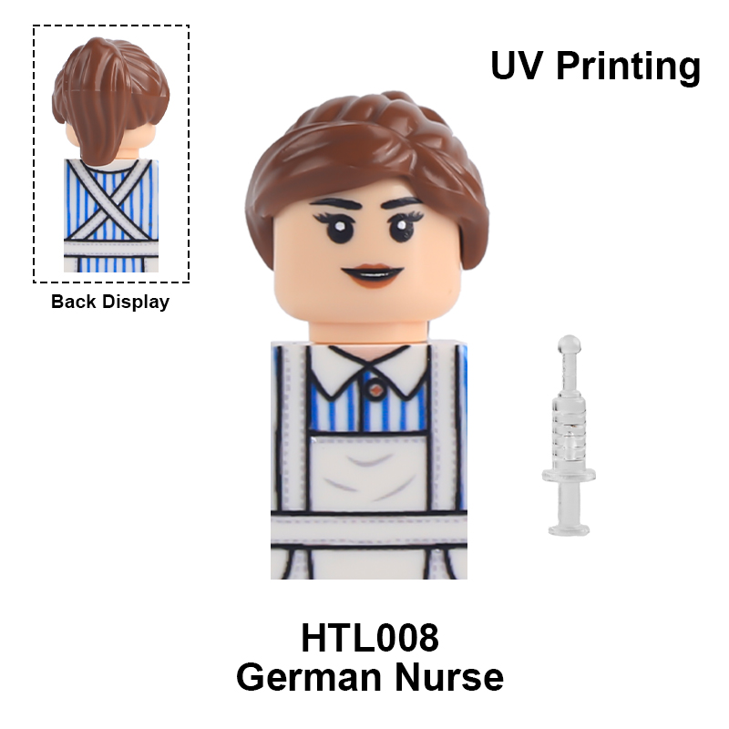 WW2 военные УФ-печатные офицер – обзор и цена Lego Minifigure Holder