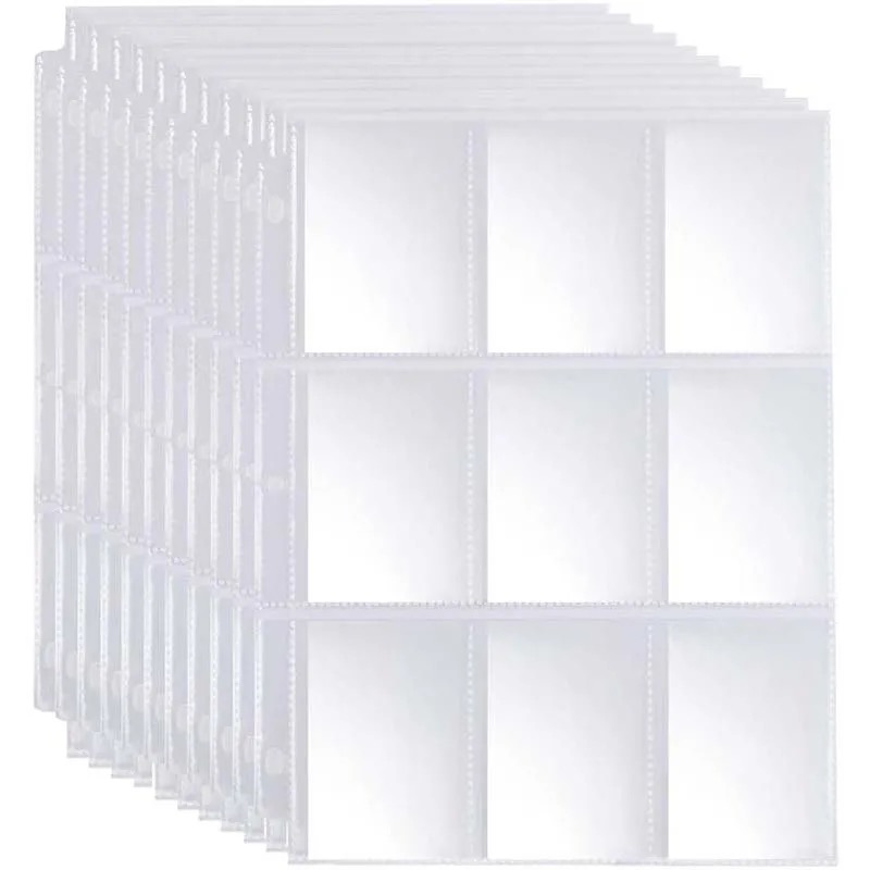50 шт., 9 карманов, рукава для – обзор и цена Trading Card Binder