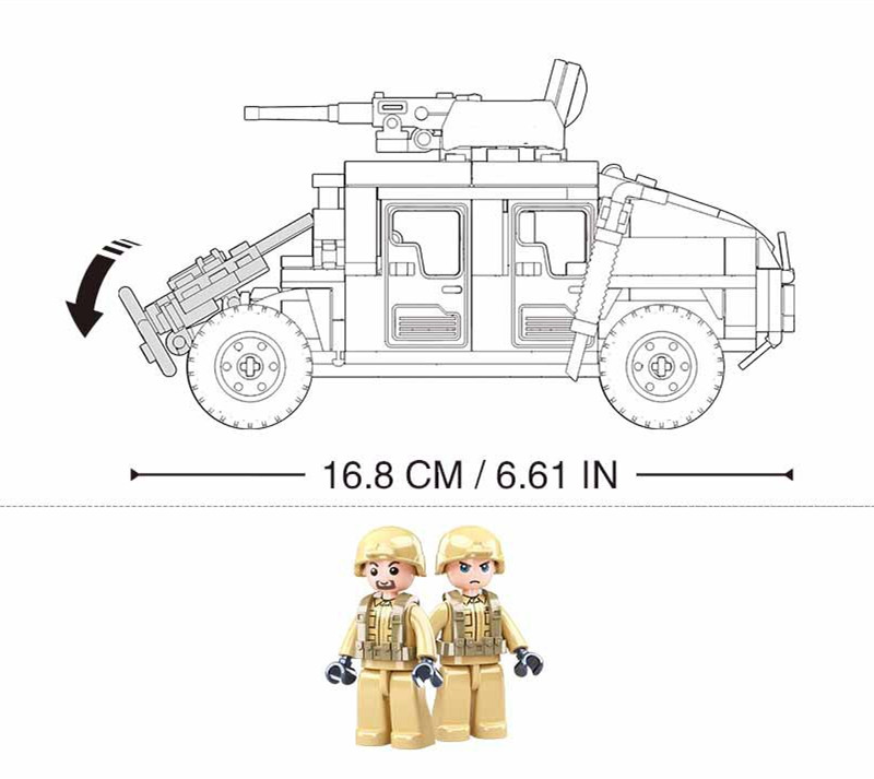 265 шт. WW2 военный спецназ H1 – обзор и цена Lego Minifigure Holder