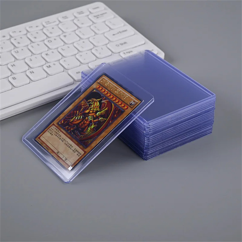 25 шт., жесткий пластиковый че – обзор и цена Card Top Loader