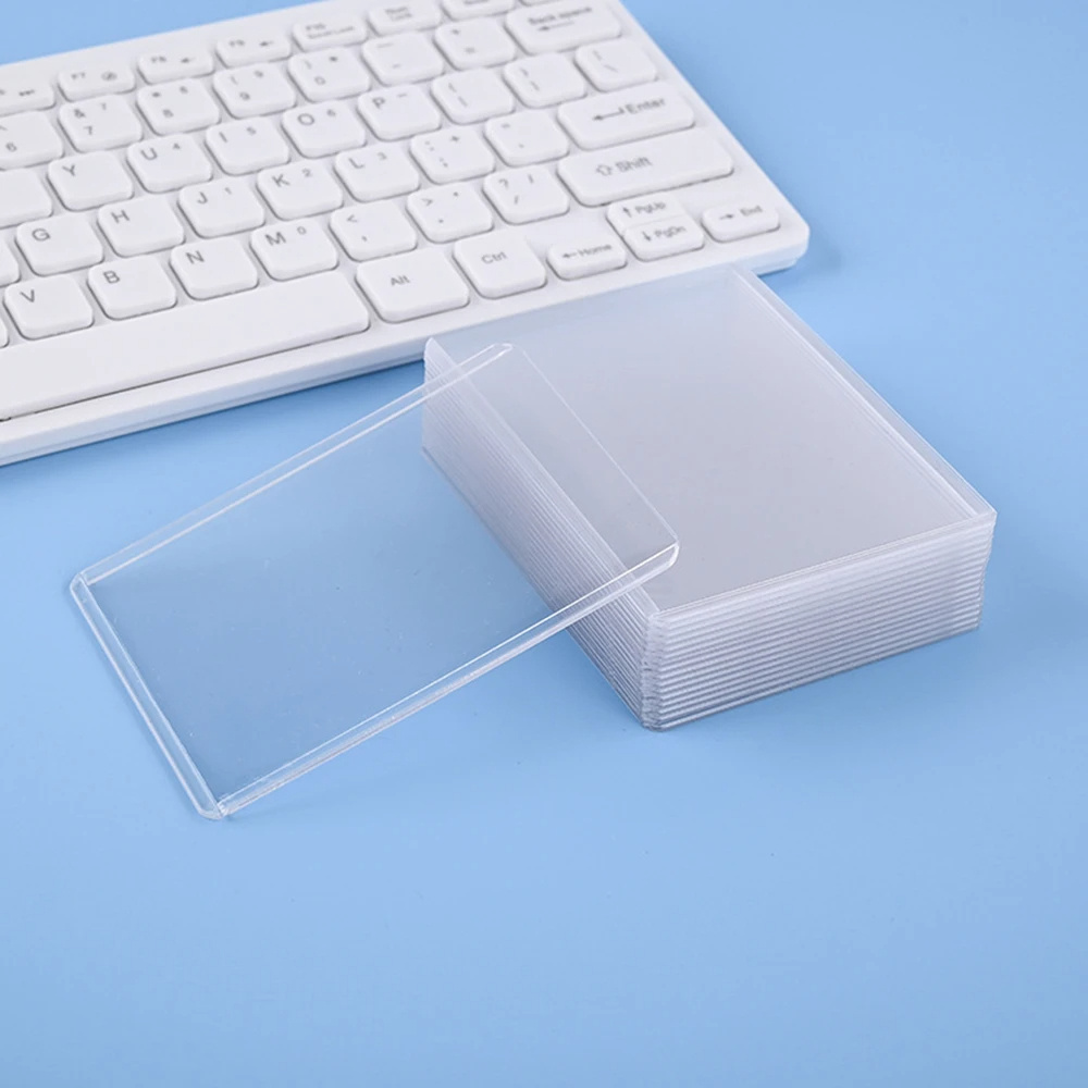 25 шт., жесткий пластиковый че – обзор и цена Card Top Loader